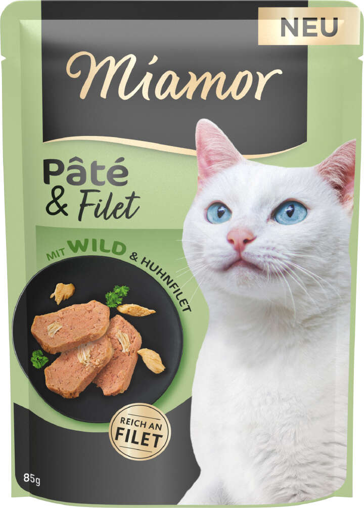 Miamor Katzen-Nassfutter Pate mit Wild